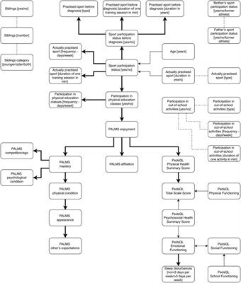 The discovery of a data-driven causal diagram of sport participation in children and adolescents with heart disease: a pilot study